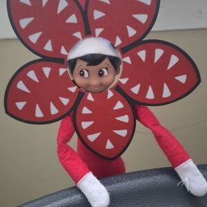 3D Printed Stranger Things Demogorgon Mask for Elf on theRed Flower Kids Costume